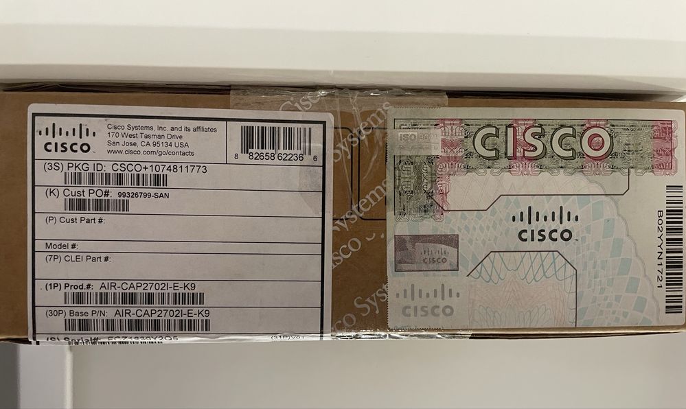 CISCO Acces Point AIR-CAP2702l-E-K9