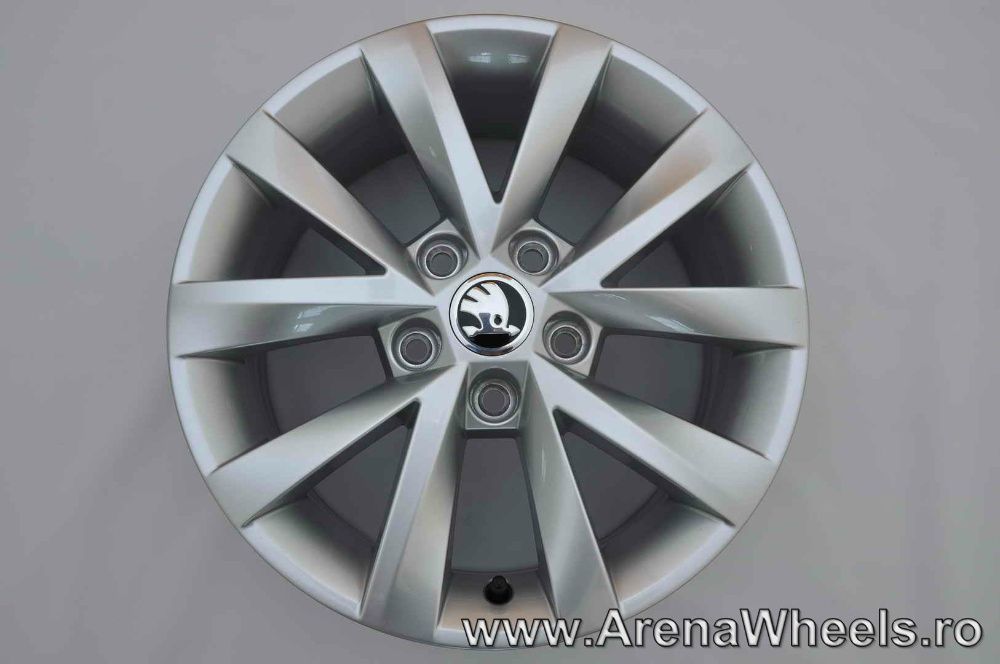 Jante Noi 16" Originale Skoda Octavia 3 16 inch Alcatraz 5E0601025BJ