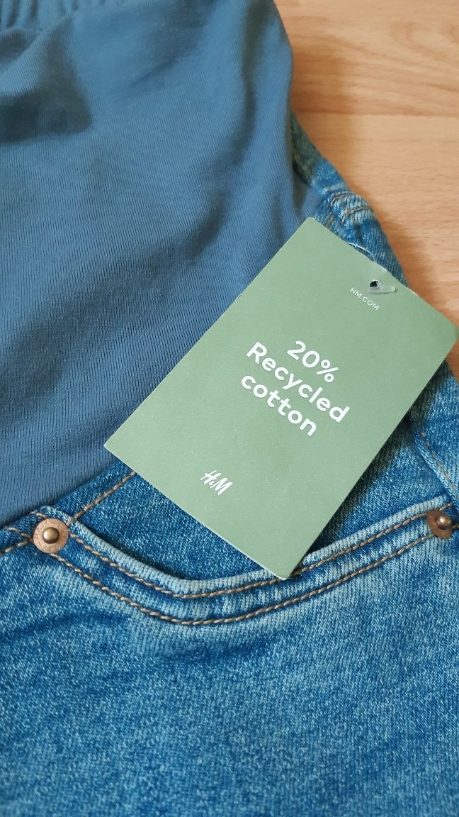 Нови дънки за бременни h&m, размер М