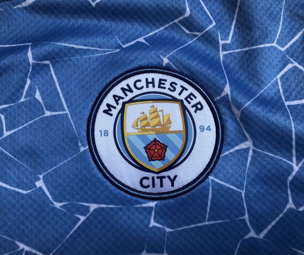 Puma Manchester City 2020/21 Home Shirt ОРИГИНАЛНА футбола фланелка S