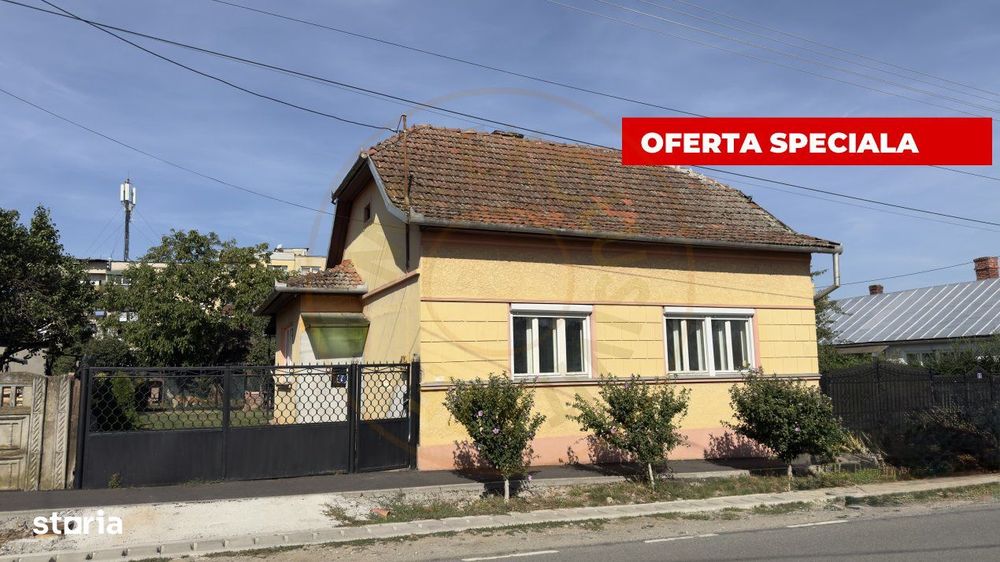 Casa 3 camere, Teren 510 mp - Str. Campului nr.4 - Loc. Tasnad, Jud.