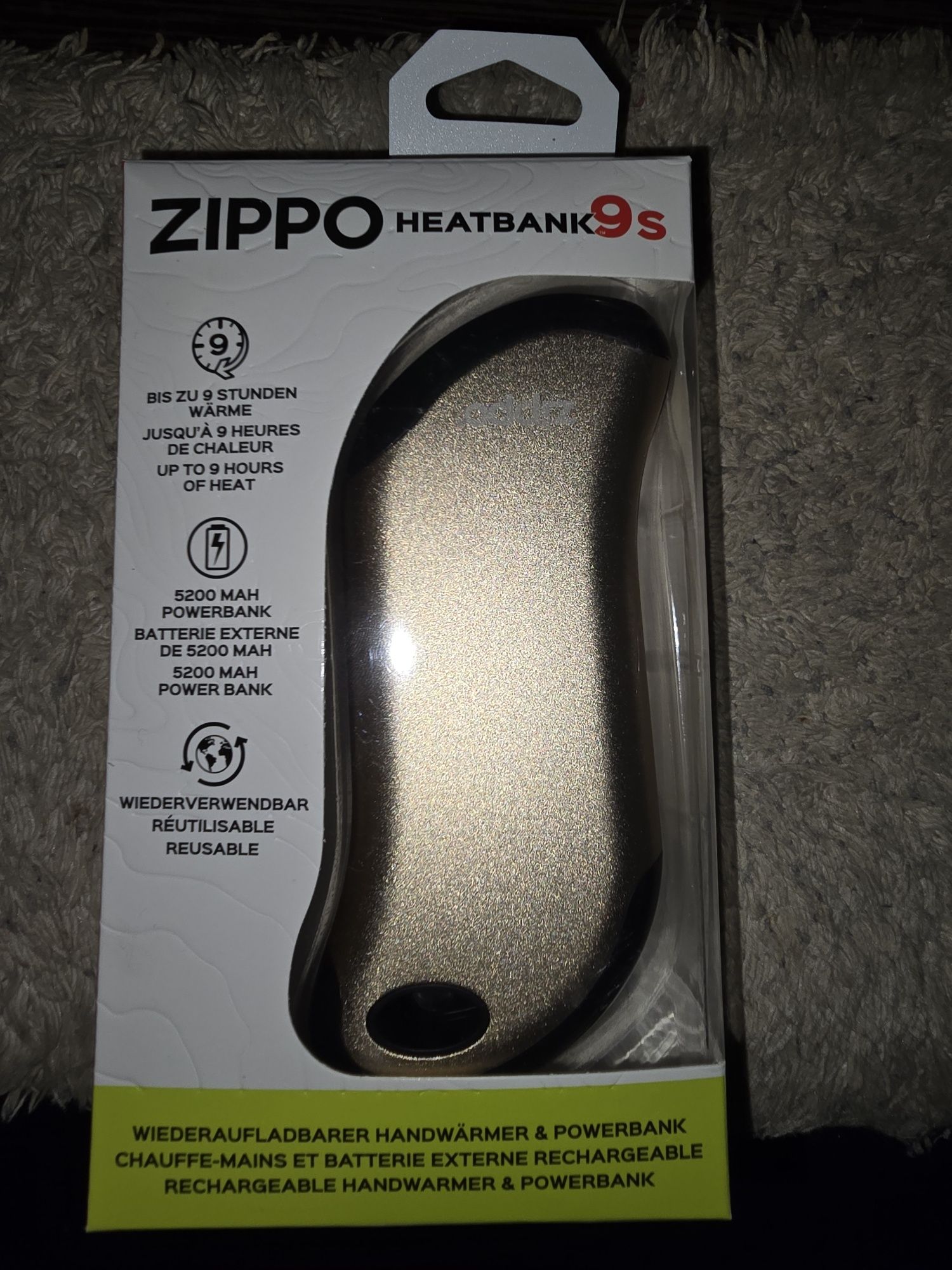 Zippo incalzitor maini si power bank