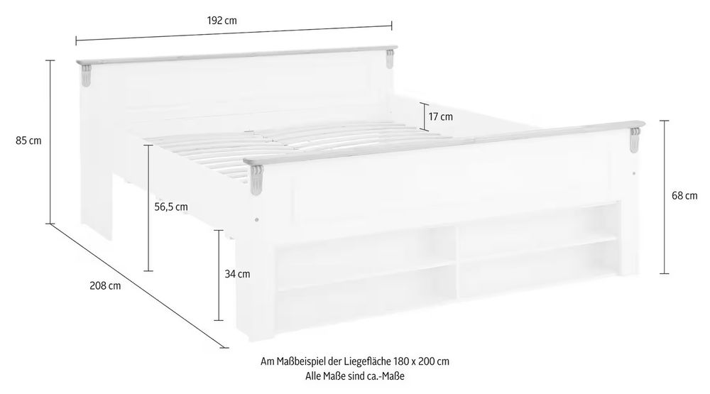Pat 180/200 din lemn cu sertare ( nu include salteaua si somiera)