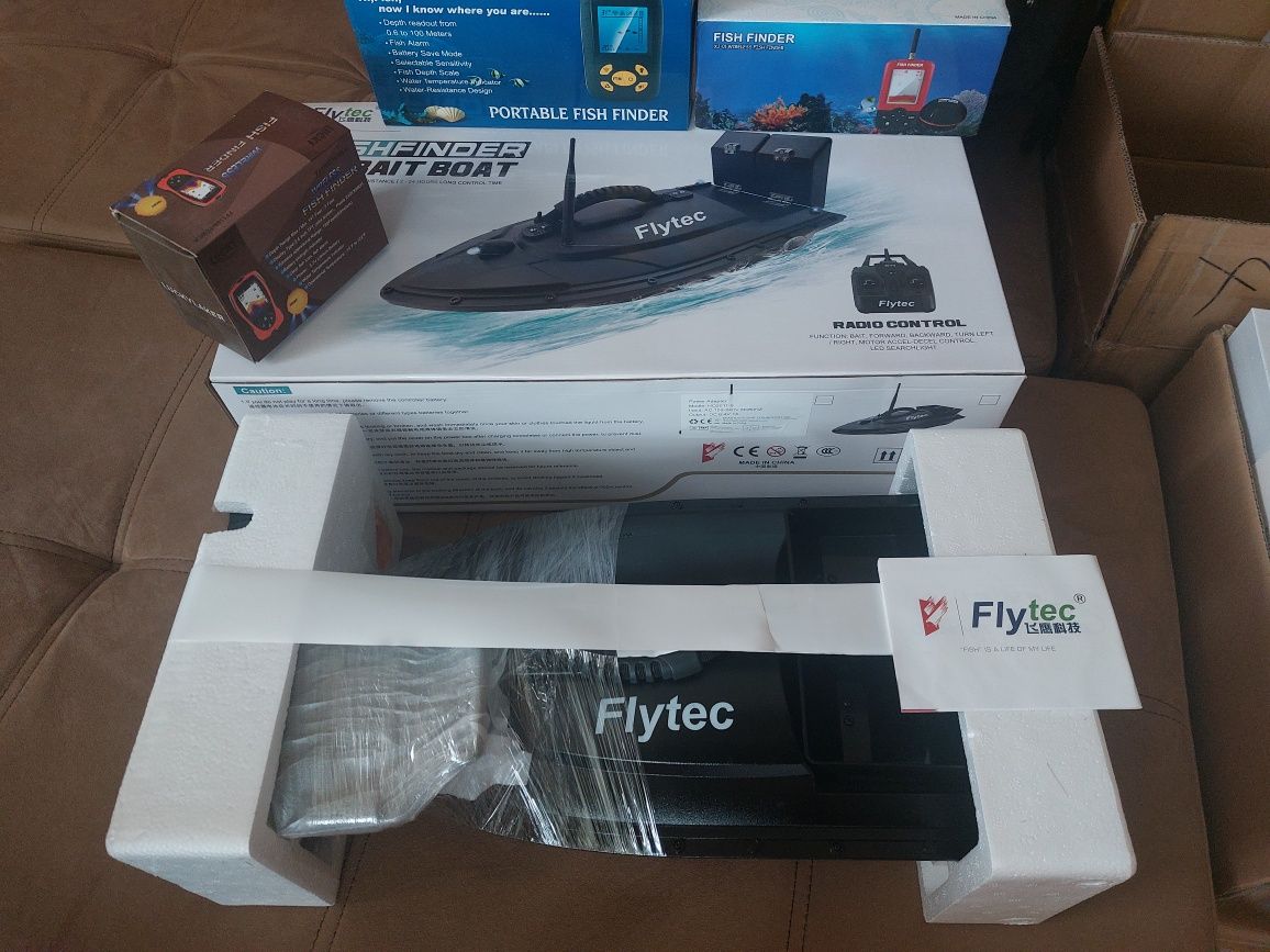 Лодка за захранка Flytec 2011-5 RC BaitBoat захранка кораб лодка риба