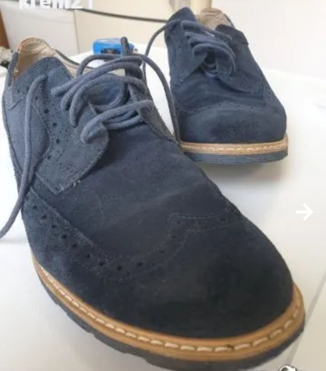Clarks Gambeson Navy Suede мъжки обувки 41.5