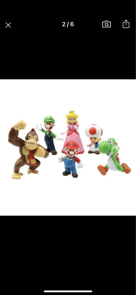 Set figurine Mario Nintendo 6 buc