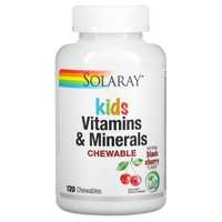 Витамины и минералы для детей из Америки Solaray 120 таб