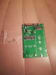Продавам адаптор платка с 2 линии за msata и ngff m.2 SSD дискове