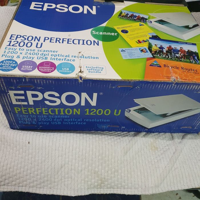 Scanner usb Epson perfection 1200u mac sau windows(nou)