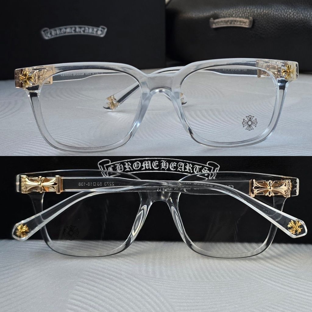 Очила за компютър Диоптрични рамки прозрачни слънчеви chrome hearts