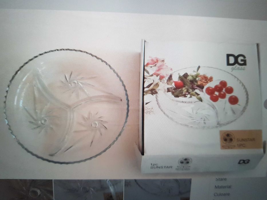 Vand fructiera din sticla