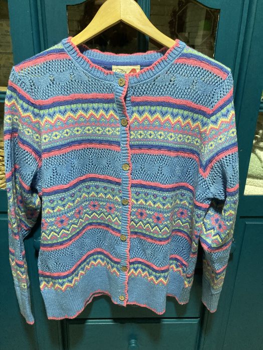 Cardigan dama cu lana multicolor