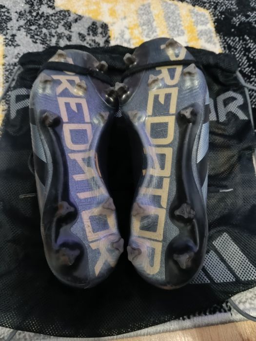 Ghete fotbal adidas predator negre elite FT FG