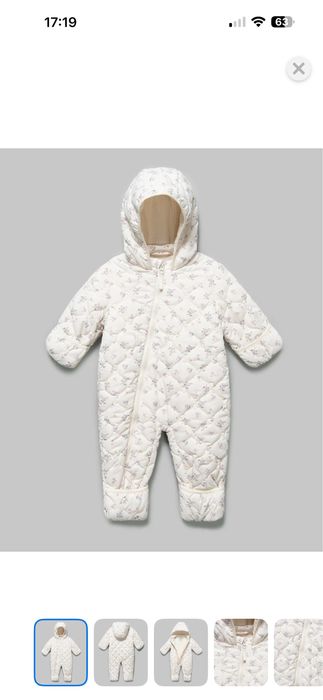 Комбинезон демисезонный для девочек 80см