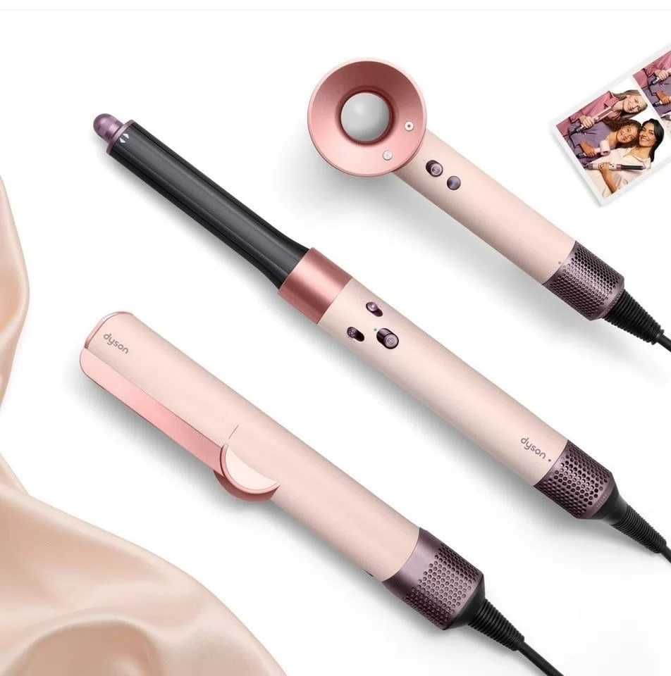 Выпрямитель Dyson Airstrait HT01 Ceramic Pink/Sakura Gold + Гравировка