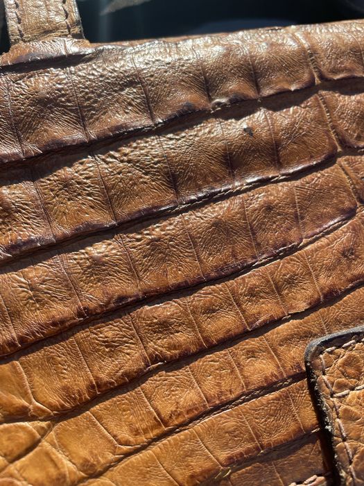 Geanta de lux din piele de crocodil