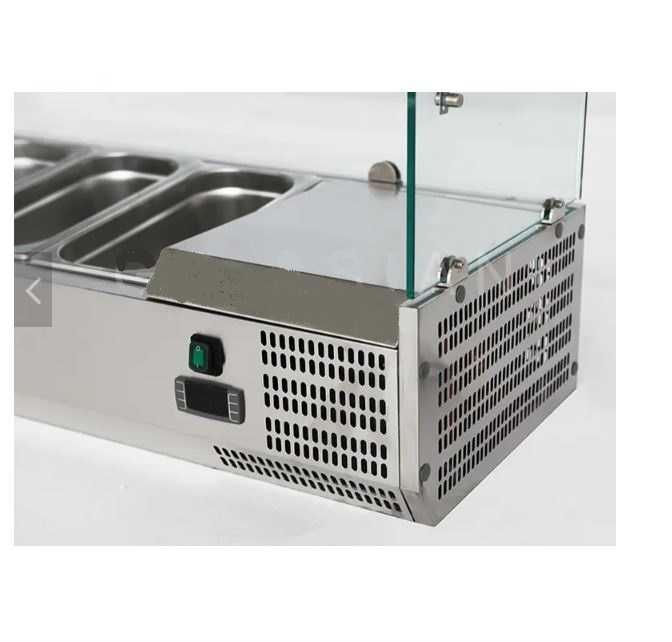 REDUCERE Vitrina rece salate/ingrediente fast food 1.5M TRANSPORT INCL