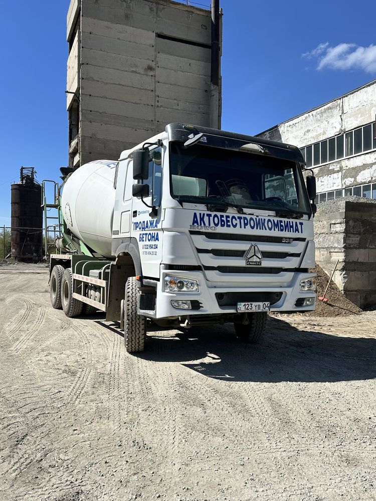Высококачественый товарный бетон М100-М400 с доставкой по г. Актобе