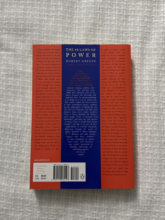The 48 laws of power robert greene