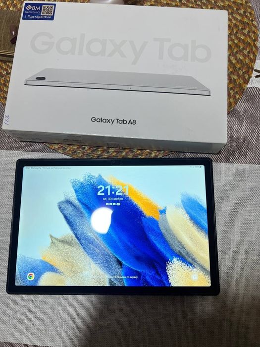 Планшет Galaxy Tab A-8 Silver 128-ГБ