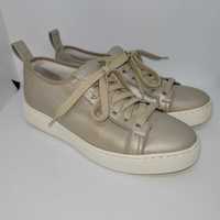 Santoni sneakers, Dove Grey, Soft Leather