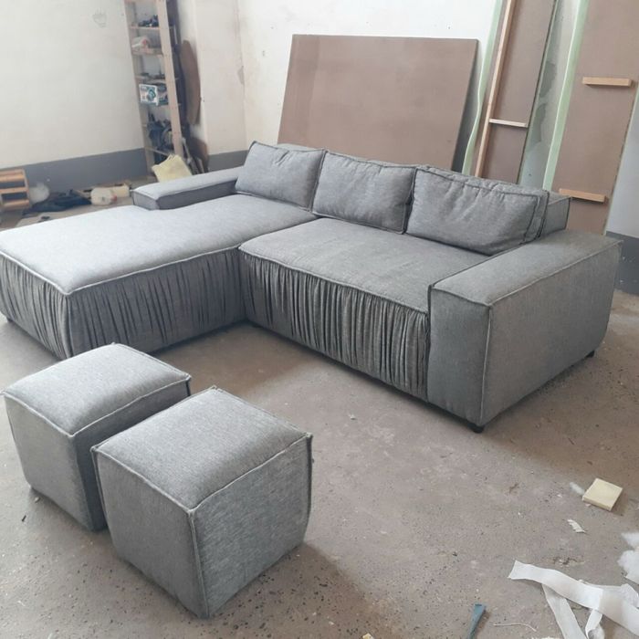 Диван лофт б/у из тканевого материала. Matoli Loft Divan ishlatilgan