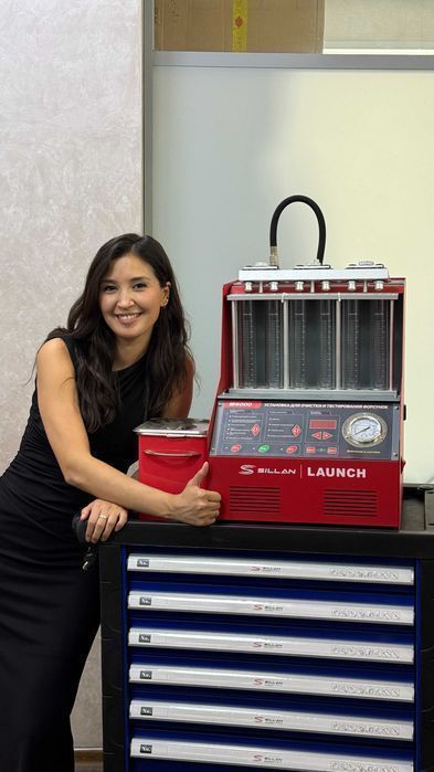 Стенд для тестирования диагностики и промывки форсунок Launch