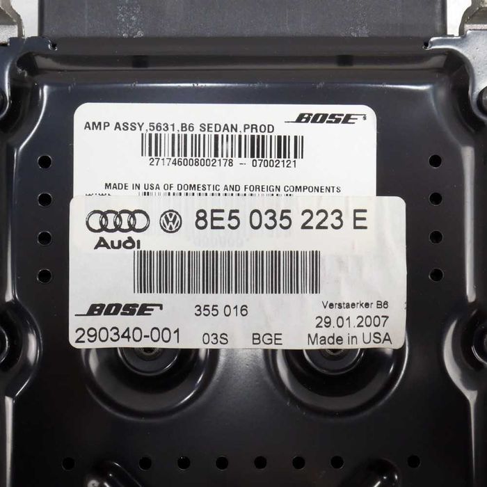 Аудио усилвател AUDI A4 (B7) 2004-2008 ID: 143357