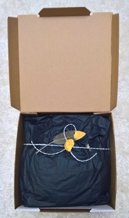 Set cadou ingeras pictat cu foita de aur