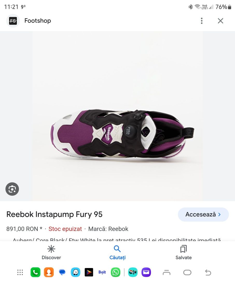 Adidas ,,Reebok" Instapump Fury 95