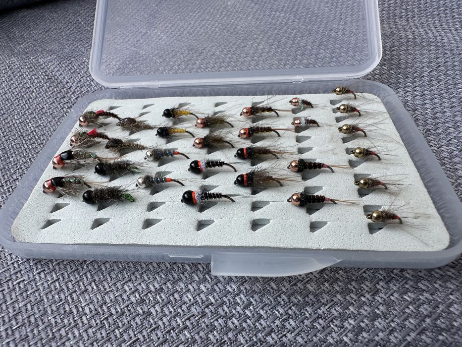 Vand cutie muste artificiale nimfe (pastrav/lipan)