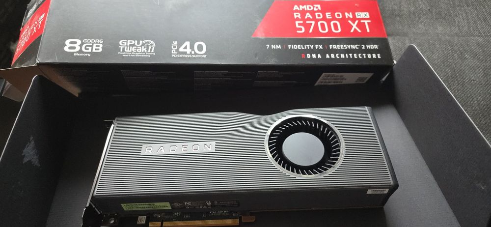 Placa Video Amd Asus Ati Radeon 5700xt 8gb Ddr6