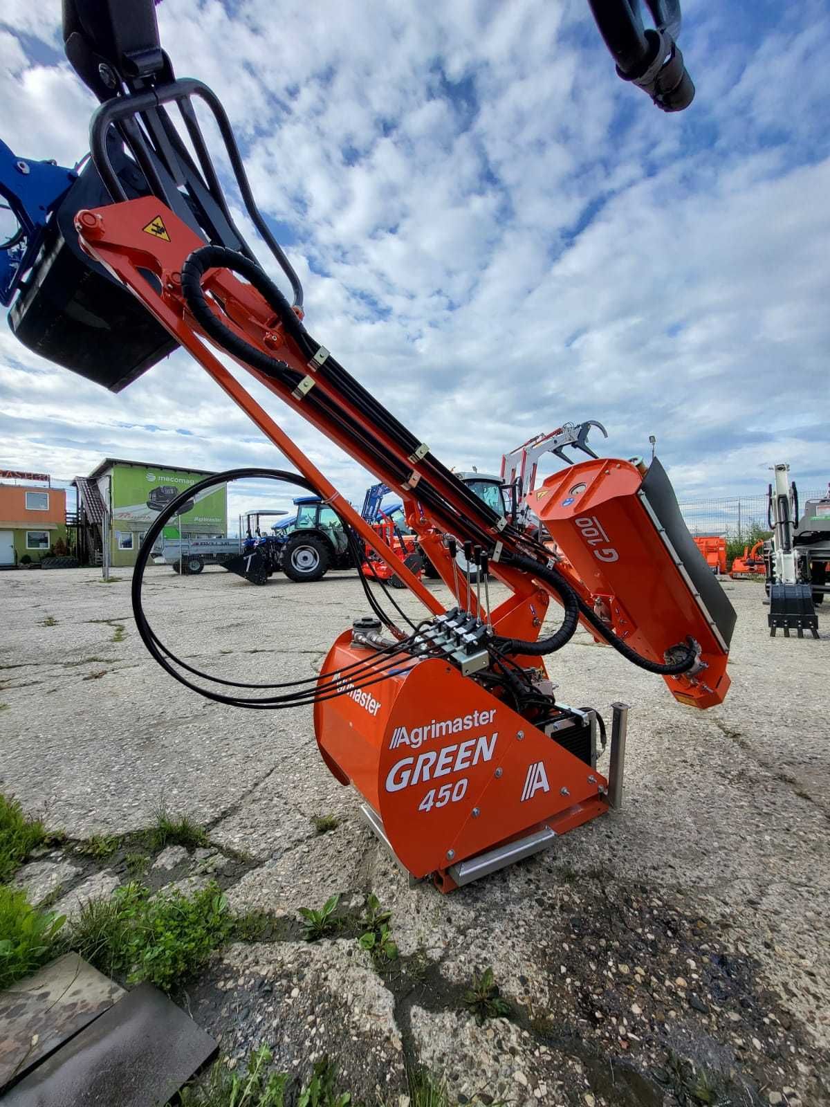PROMO Tocator cu brat hidraulic model GREEN SHARK 450-100 - AGRIMASTER
