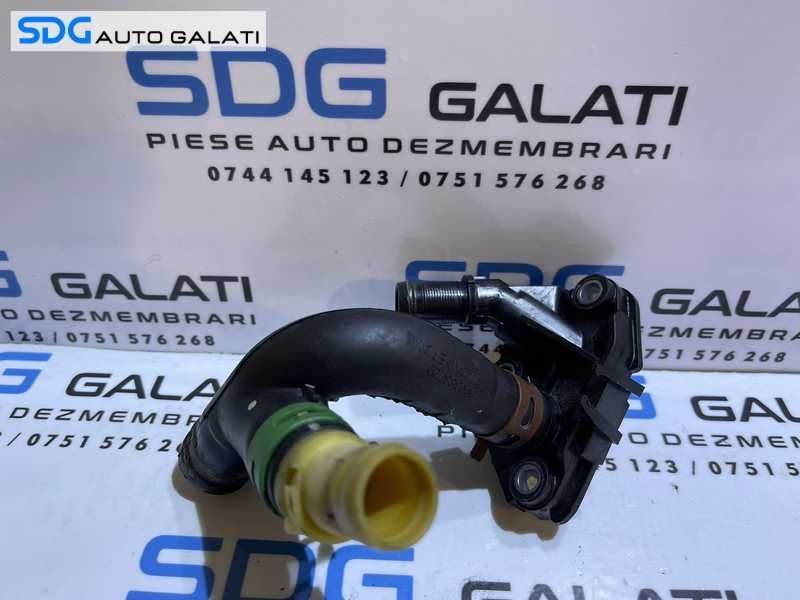 Furtun Conducta Apa Carcasa Termostat Motor Renault Megane 2 1.5 DCI 2002 - 2008 Cod 800386720 [L7649]
