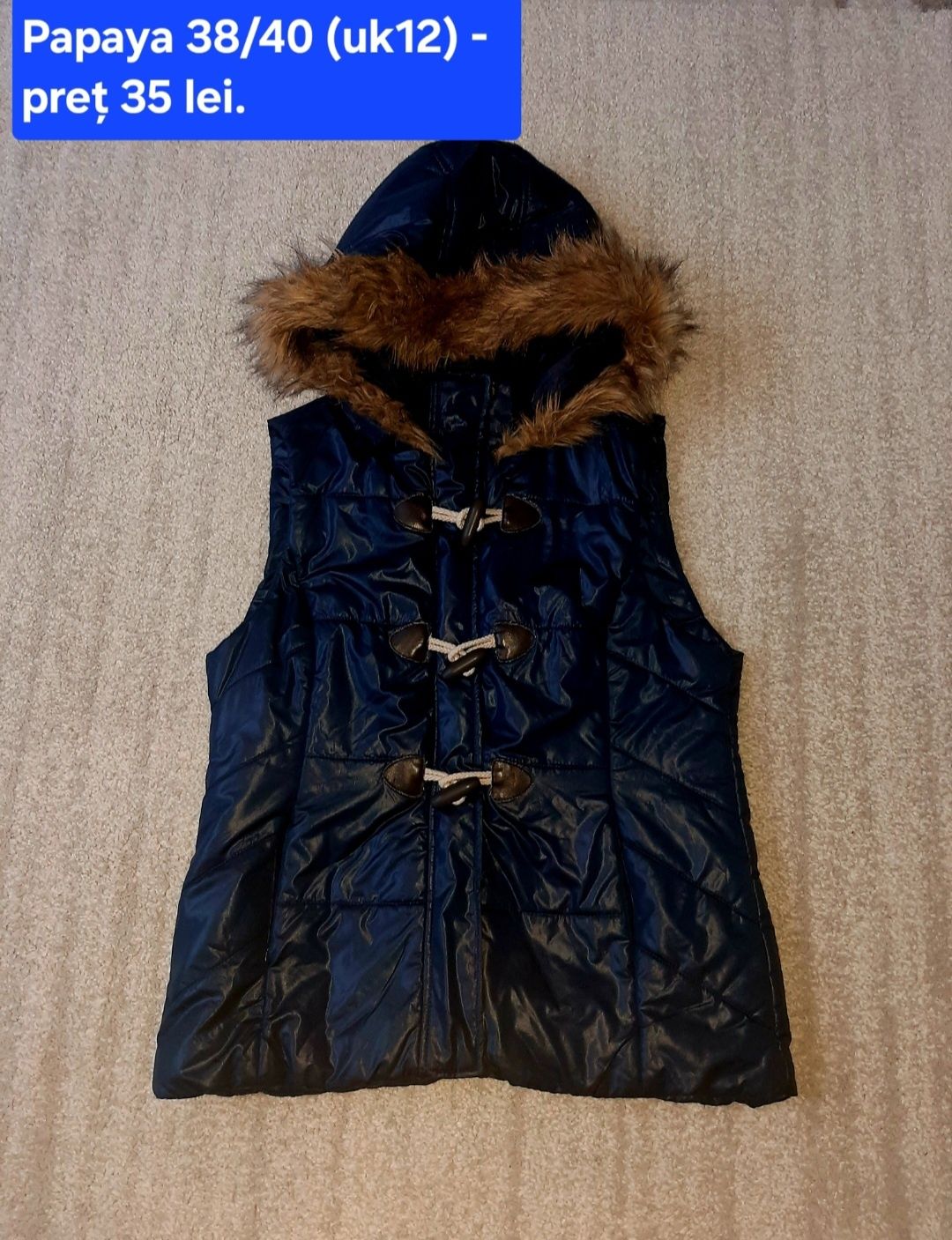 Veste H&M și Papaya mărime 38/40.