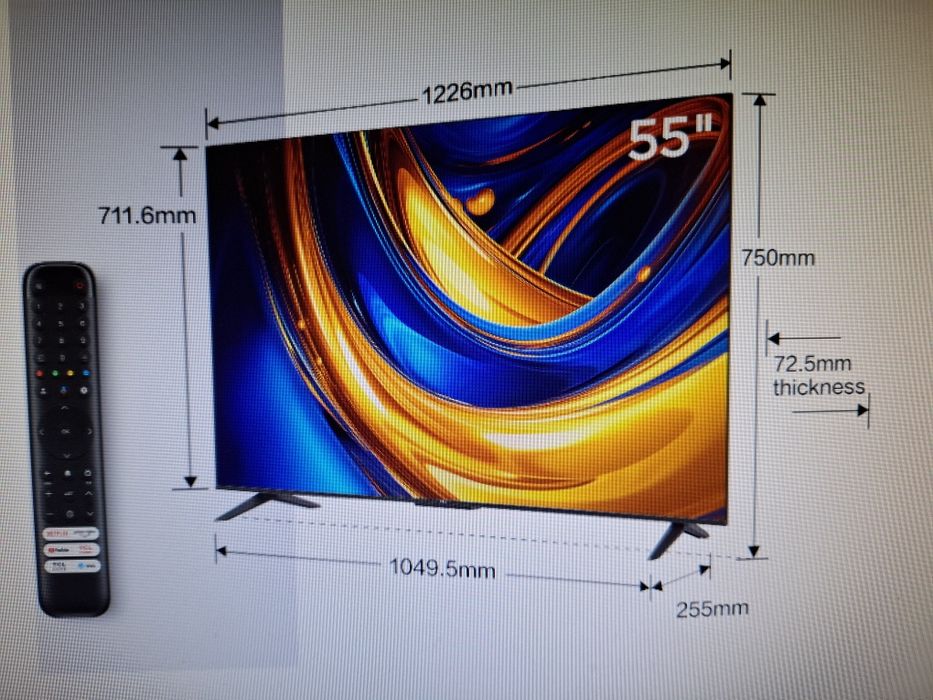 TV TCL LED 139cm 4K Ultra HD Nou