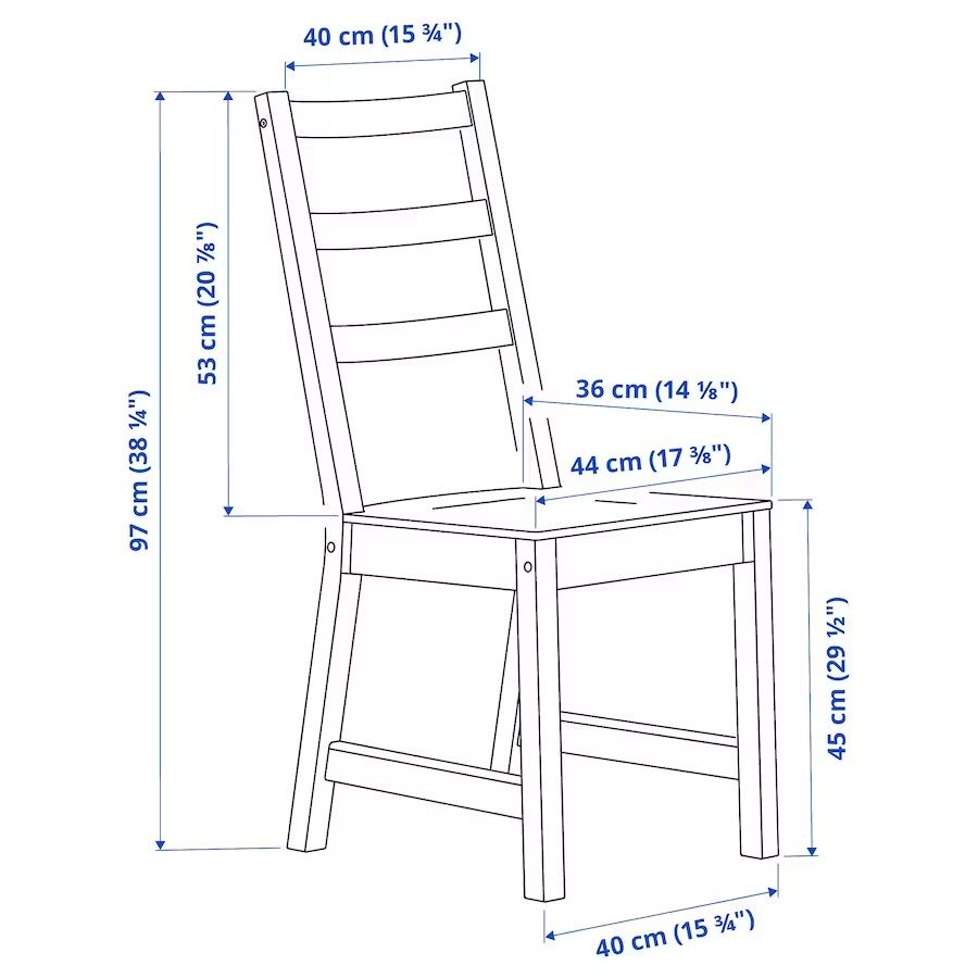 IKEA nordviken 4 стола