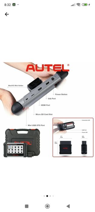 Tester auto profesional Autel MK808 BT PRO 2025
