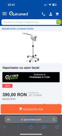 Vaporizator facial cu stand