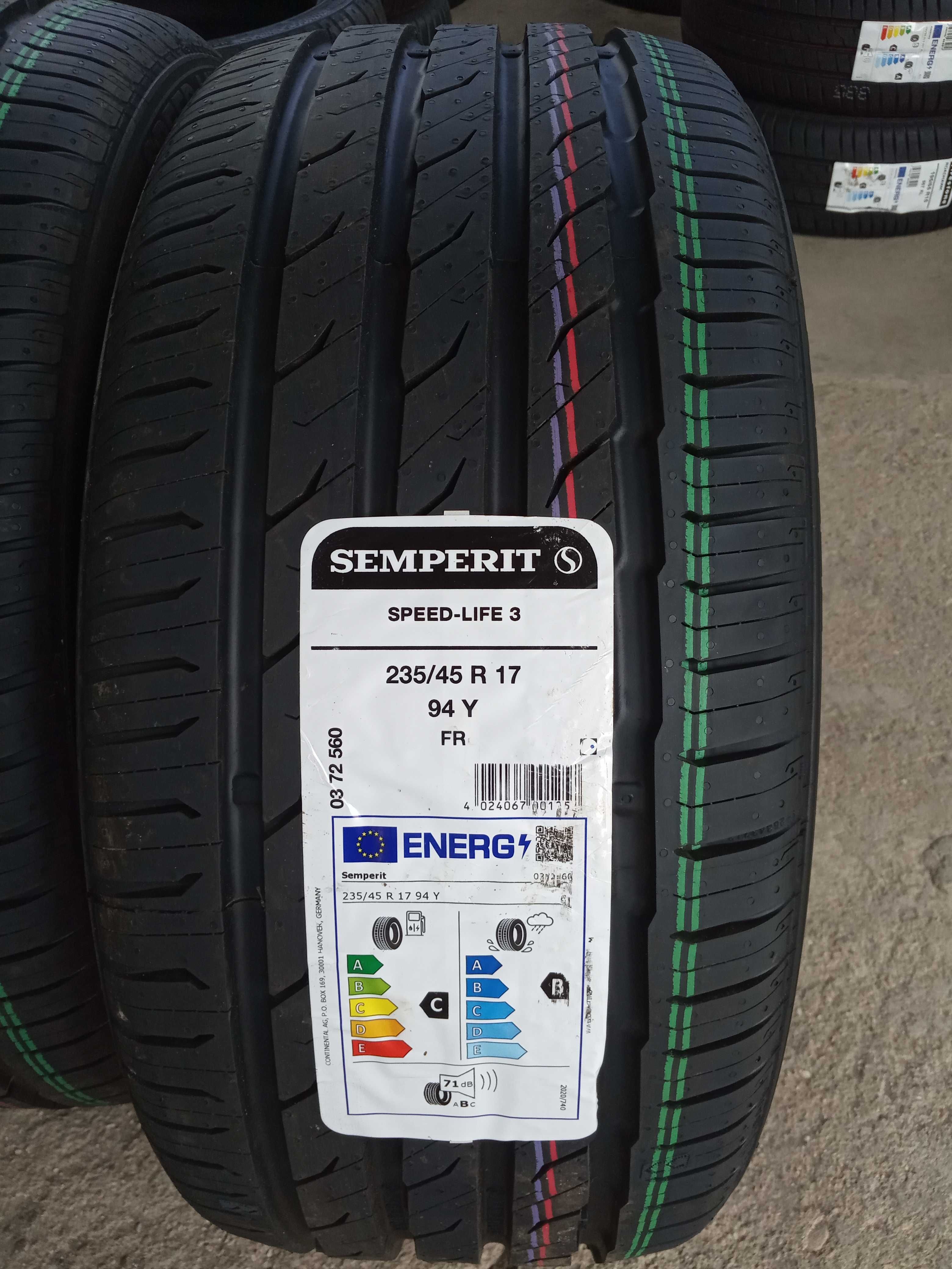 2 Нови летни гуми 235/45R17 Semperit Speed-Life 3 FR 94Y DOT2025
