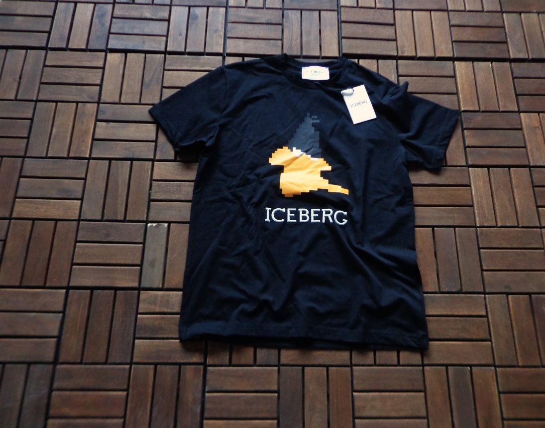 Мъжка тениска Iceberg Daffy Duck Print T-shirt Black