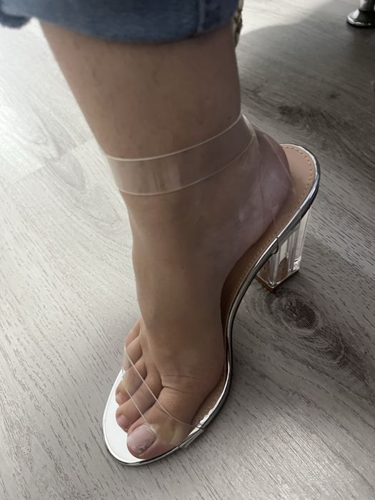 Pantofi arginti  shein