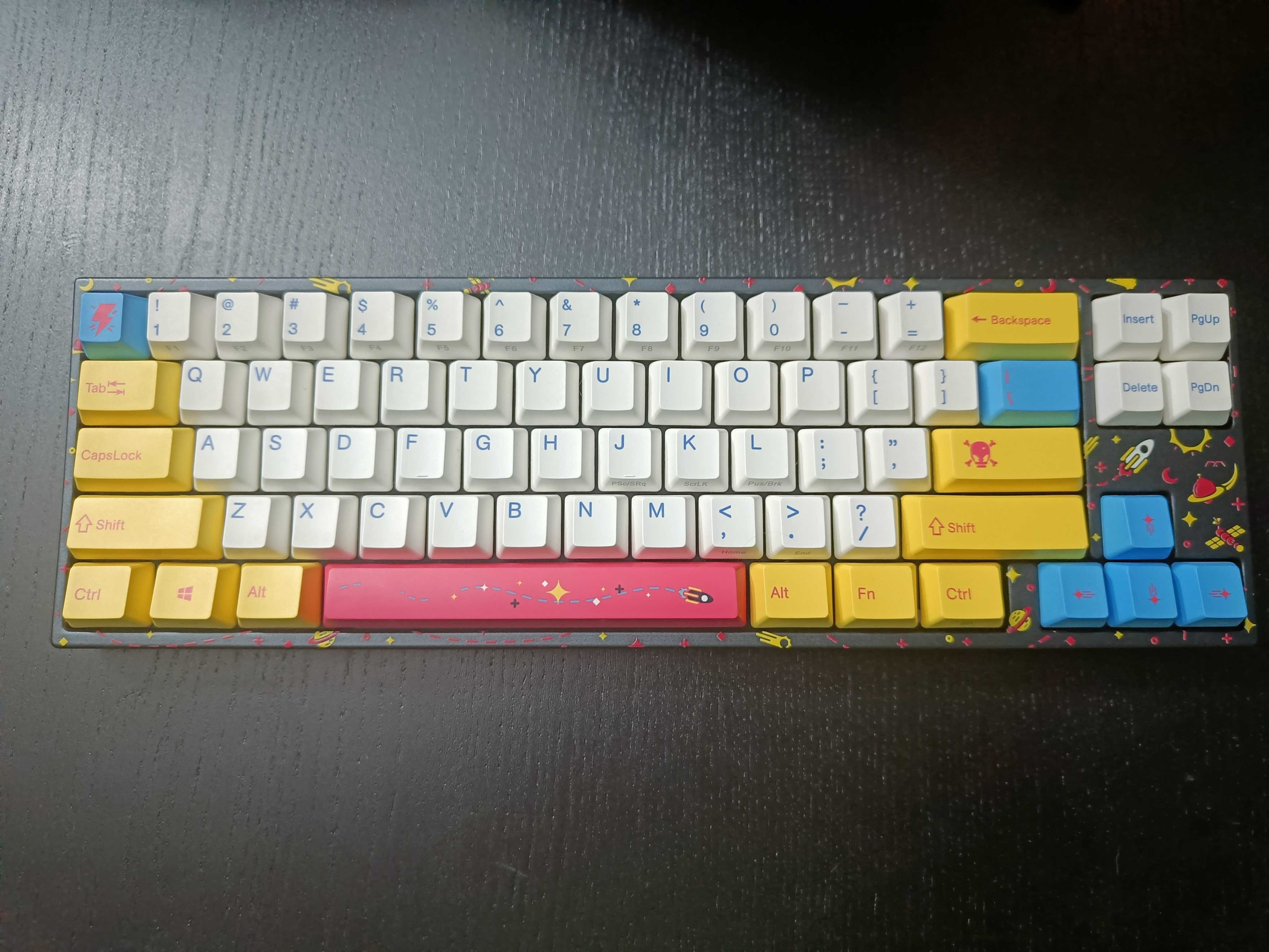 Tastatură Varmilo Flare Star – EC Ivy Clicky, Art Case, PBT