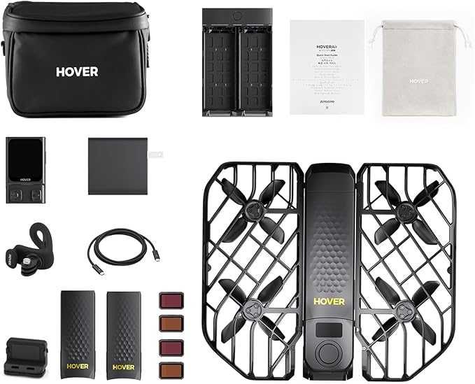 Квадракоптер HOVERAir X1 PROMAX 8K с камерой (для велоспорта)