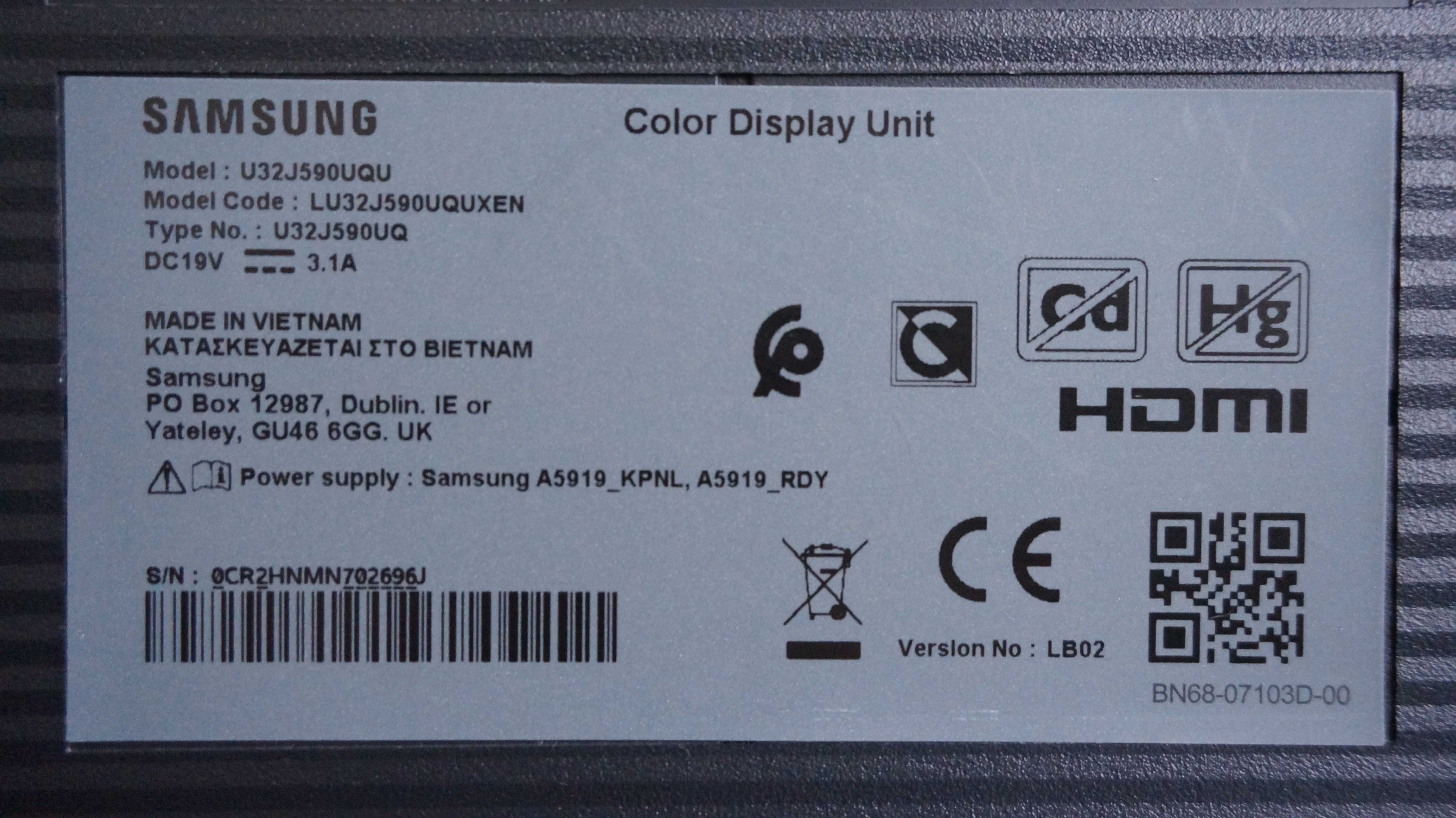 Монитор Samsung U32J590UQU