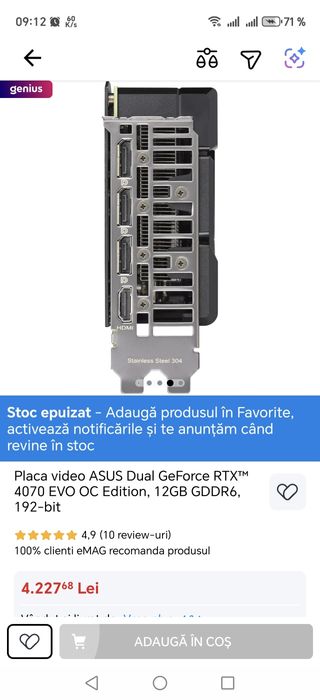 Rtx 4070 Evo oc 12gb