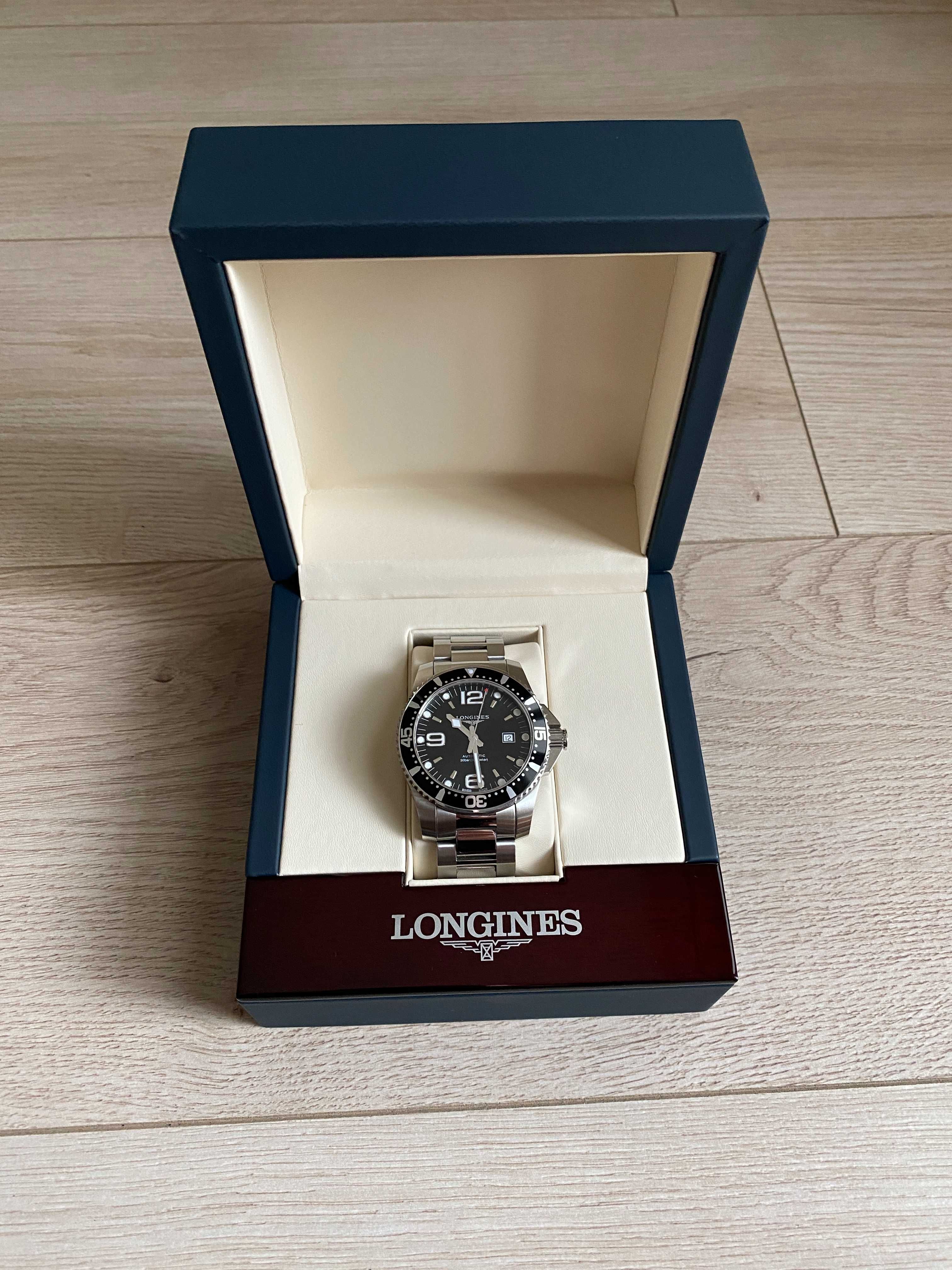 Ceas Longines HydroConquest 44 mm, Automatic, Black Dial