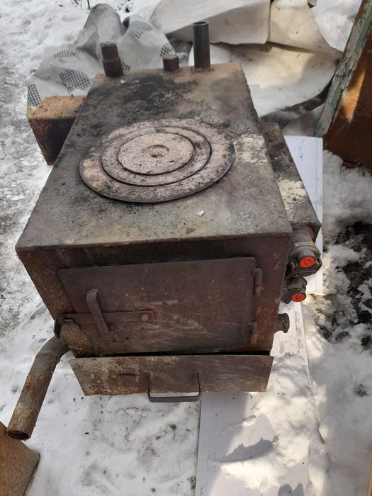 Продам печь на твердом топливе