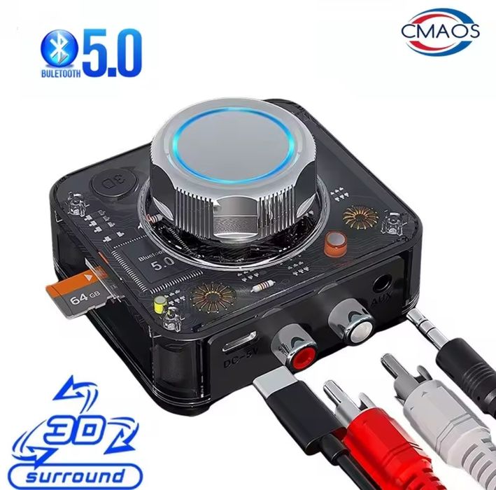 Receptor audio Bluetooth cu efect de sunet 3D