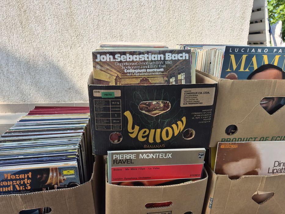 Vând  5000lp Discuri Vinil colectie muzica clasica compozitori celebri